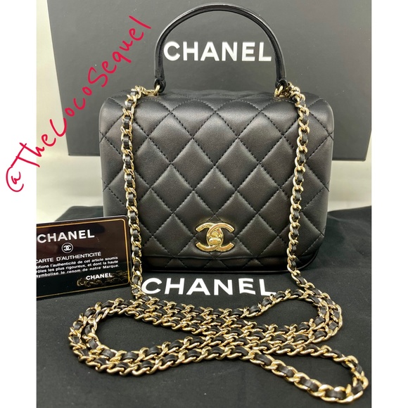 SOLD. CHANEL Mini Citizen Chic Top Handle Flap Bag - Picture 2 of 14